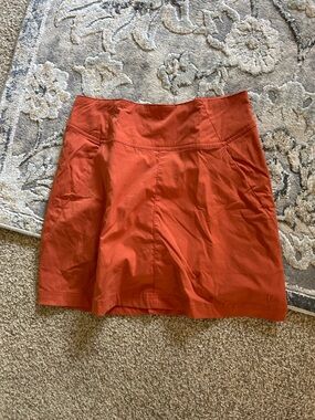 Royal Robbin’s Women's Rust Orange Skort - A-line Active Skirt